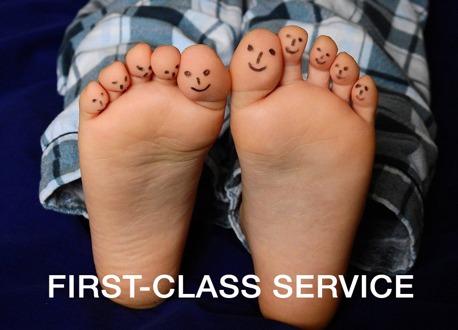 First class podiatry service from chiropodist in Rugby